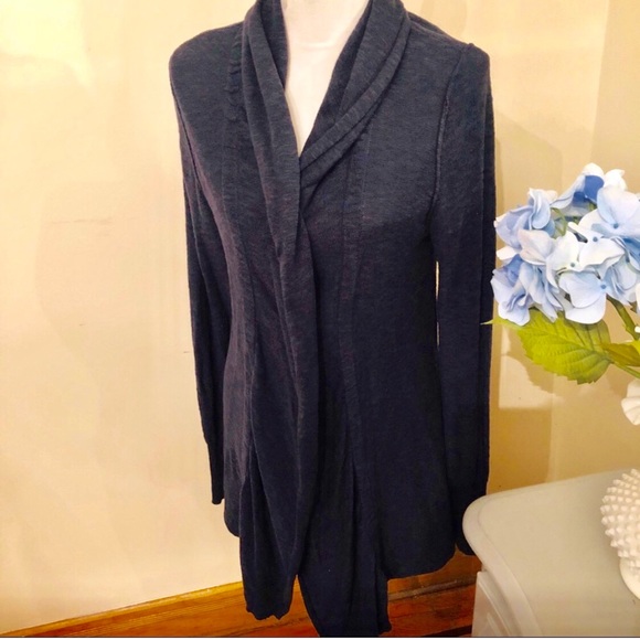 Free People Sweaters - Free People • long navy cardigan sweater